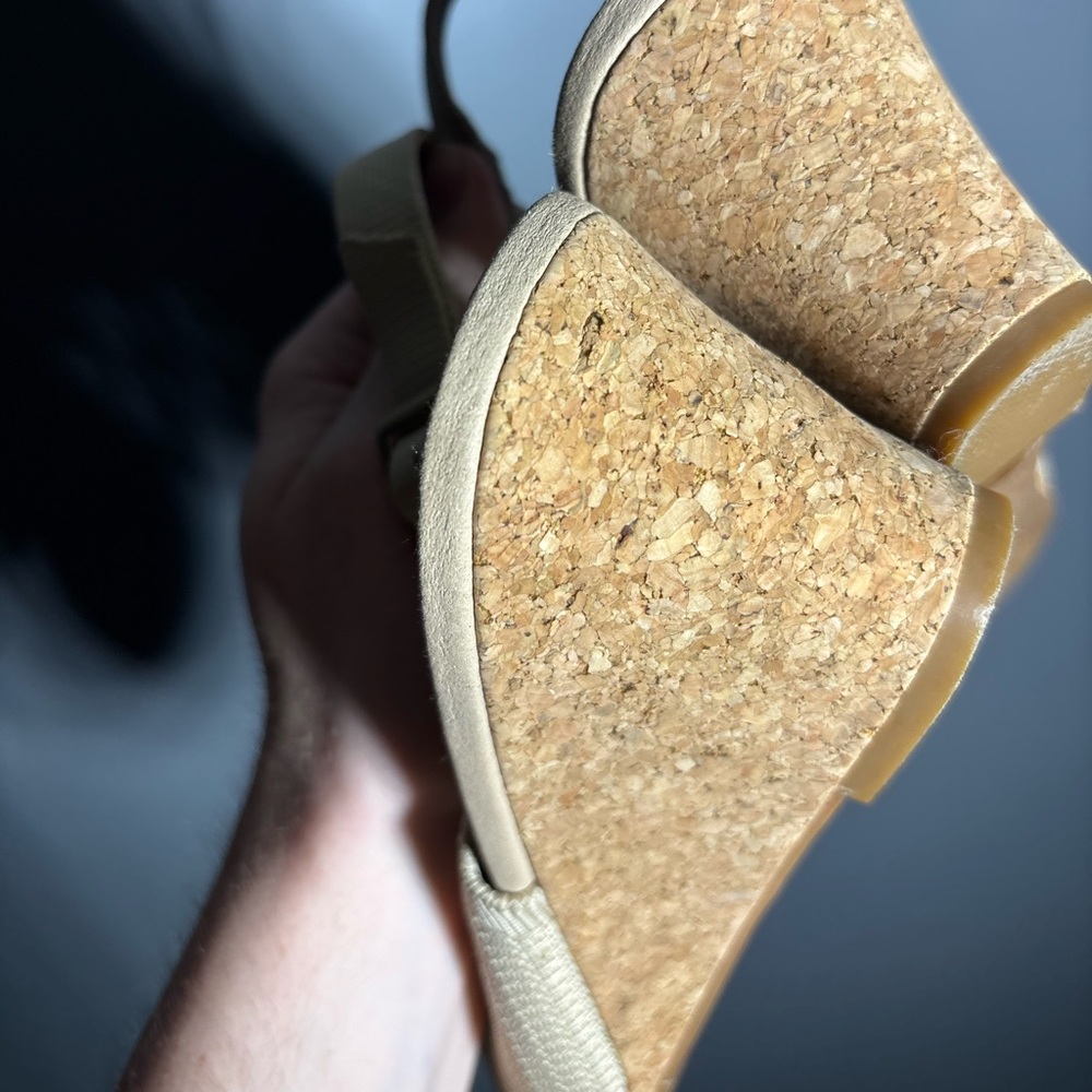 Vivaia Tamia Almond Toe Slingback Wedge Sandals Size EU 40 - Picture 7 of 8